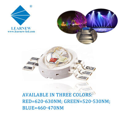 Leadframe de cobre puro 3w RGB LED Array Chip LED rojo verde azul de alta potencia para Downlight LED e iluminación de rieles