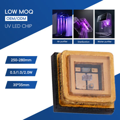 Precio al por mayor UVC SMD LED 0,5W UV Led Chip 265-285nm UVC LED 3535