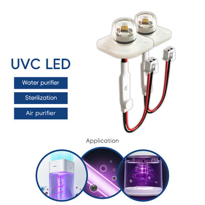 Alta eficiencia ECO Precio UV UV-C DC12V UVC 275nm módulo LED 0.5W 40mA IP68 DC24V Purificación de agua y aire 6-10mW