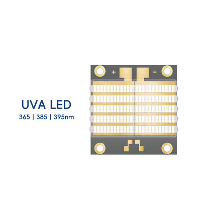 Venta caliente 3535 UVA LED 200W 300W Alta eficiencia 40% -50% 365nm 385nm 395nm Uva Led Chips para curado UV