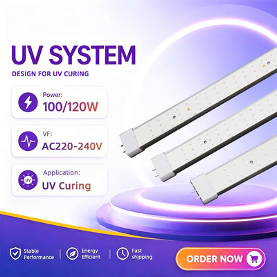 Tubo de bronceado UV eritémico de alta eficiencia 365Nm Uva 370Nm Uvb Larga vida útil 10000Hrs Lámpara UV de reemplazo libre de mercurio 100W-120W