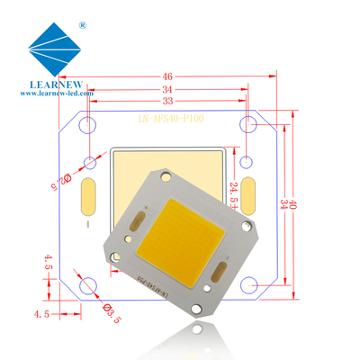 40X46MM Tamaño Cob Led Chip 4046 5500k Diseño ideal para luces de inundación 100w