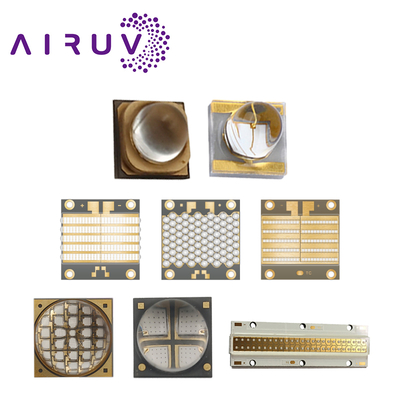 3.5x3.5mm UV LED Chip 1W-50W 300-385nm para la curación médica
