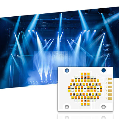 Chip LED COB RGBWC de cinco colores de 180W 300W con voltaje de entrada de 21-24V y ángulo de visión de 120° para iluminación fotográfica