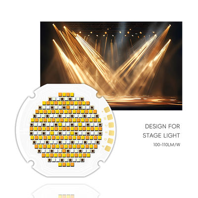 Chip LED COB RGBW Redondo de 300W 700W de alta potencia, 36mm, 5 en 1 color, 110LM/W, inteligente, para luz de cine