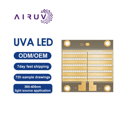 Learnew Opto 300W UVA 3535 Impresora de inyección de tinta luz alta densidad baja resistencia térmica 365 385 395nm longitud de onda 34 38V