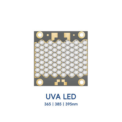 UVA 3535 Serie Impresora de inyección de tinta Luz 300W Alta densidad Alta potencia óptica Baja resistencia térmica 365 385 395nm longitud de onda