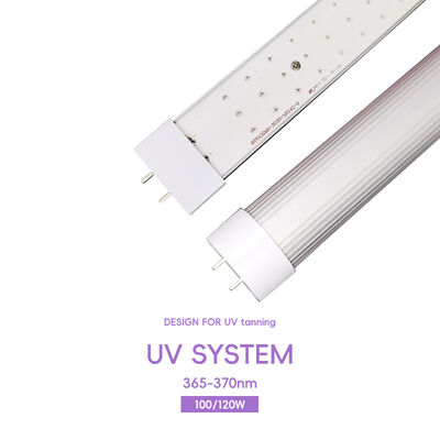 Fabricante de LED UV 365nm 370nm 100W 120W lámpara de tubo UV de bronceado BED UV LED Solución de fototerapia experto