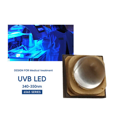 3W Serie 3535 UVA LED COB personalizado de 395/405nm para esterilización fotosensible y curado UV