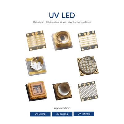 0.5w 3w 10w 50w 100w 200w Flujo de alta radiación UV Led Uv B Led 290 nm 308 nm 300nm 310nm 310nm 311nm 345nm 340nm Uva Uvb Uvc Led