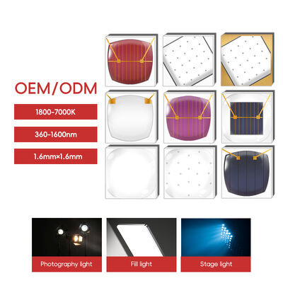 Chip LED de alta potencia LEARNEW 2W/3W Temperatura de color personalizable de 1800K-7000K Corriente constante de 2.8-3.4V Ángulo de visión de 120