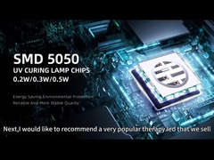 SMD 5050P IR chips de alta potencia 0.3w 585-595nm 840-850nm 80-100mW para cámaras y impresión 3D